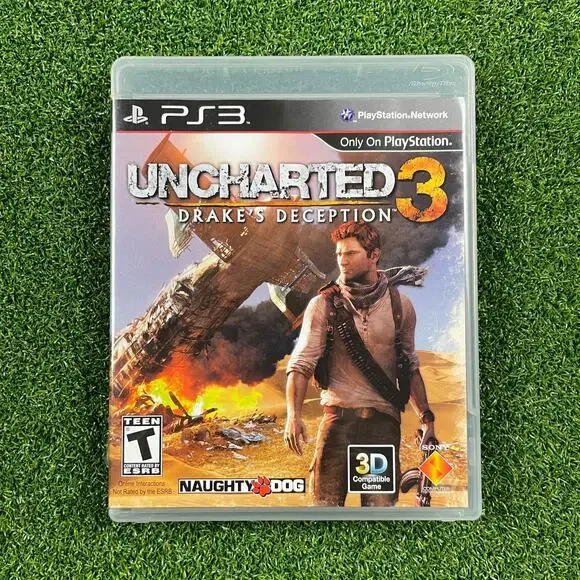 Uncharted 3: Drake's Deception (Sony PlayStation 3, 2011) PS3 Complete