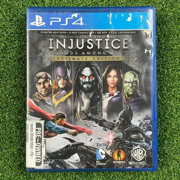 Injustice: Gods Among Us - Ultimate Edition (Sony PlayStation 4, 2013) CIB Works
