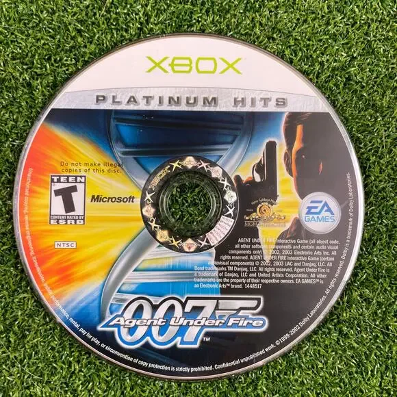 007: Agent Under Fire (Microsoft Xbox) Disc Only Tested