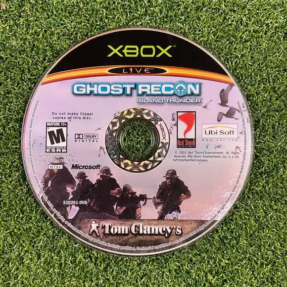 Tom Clancy's Ghost Recon: Island Thunder (Microsoft Xbox, 2003) Disc Only Tested