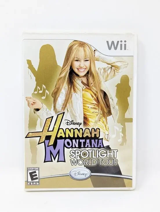 Disney Hannah Montana Spotlight World Tour Nintendo Wii No Manual Tested