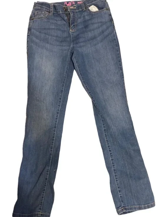 Teen Girls Straight Leg Jeans
