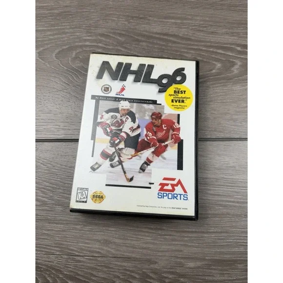 NHL 96 (Sega Genesis, 1995) With Original Box No Manual