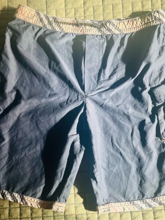 Burberry London Nova check Swimming Trunks Board Shorts SZ Teen  14 (no liner)