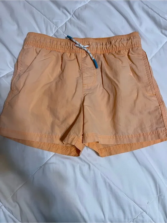art class Peach Elastic Waist Kids Swim Trunks
