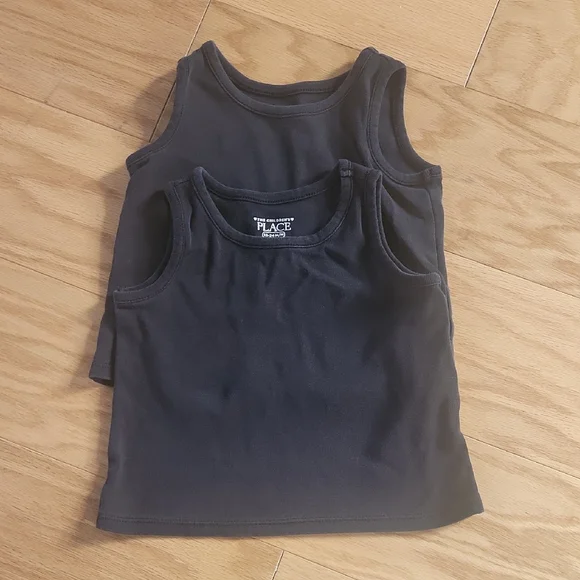 The Children's Place Classic Black Tank Tops 18-24 Months