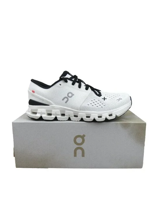 On Cloud X V4 Ivory Black Gym Running Shoes Women's Size 7.5 NEW