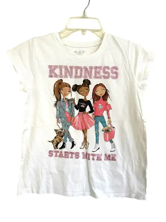 The Children's Place white graphic tee 