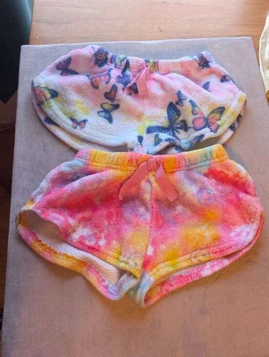 Children's Place Bundle Of 2 Fleece Pajama Shorts Size 4
