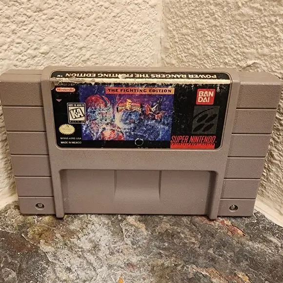 Game - Power Rangers: The Fighting Edition - SNES - Super NES