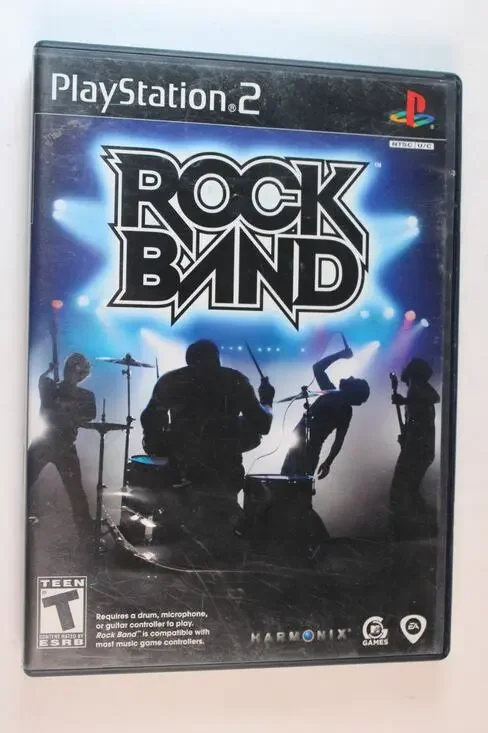Rock Band (Sony PlayStation 2, 2007, PS2) Authentic, Complete, tested