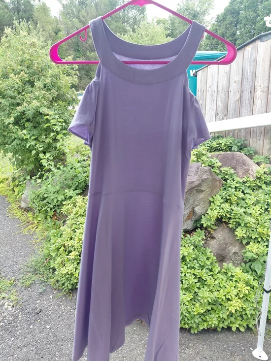 New Children's Place Lavender Purple Cold Shoulder Dress