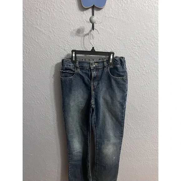 Childrens Place‎ Boys Size 10 Bootcut Denim Blue Jeans Adjustable Waist