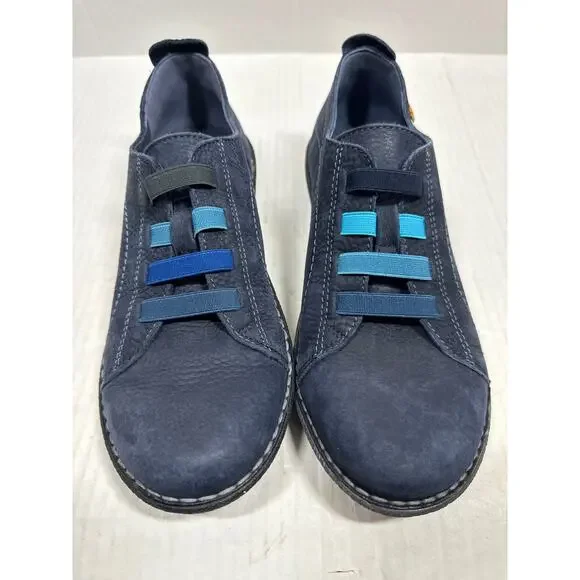 Jungla Shoes Women’s Blue Casual‎ Mary Jane Elastic Strappy Sneakers Size 37