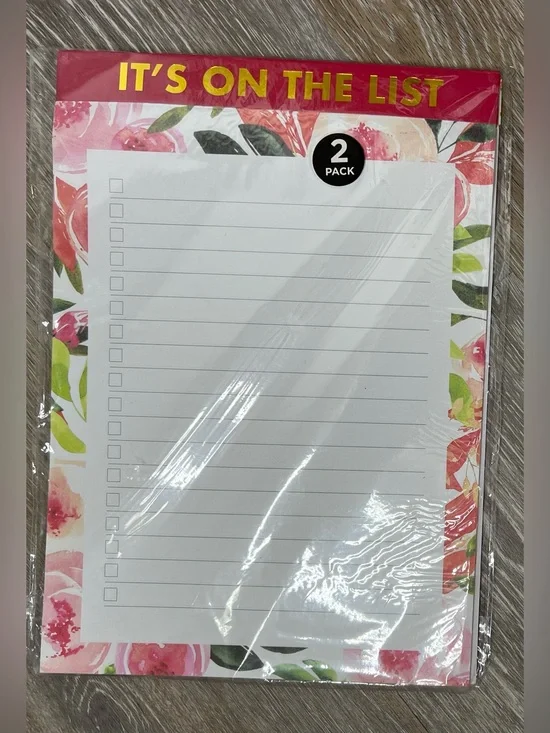 Brand New-Legal Pad - 2 pack - To Do List & Sunday thru Sunday List