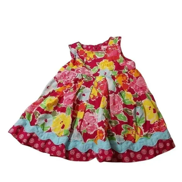 Children's Place floral dress 3/6 months