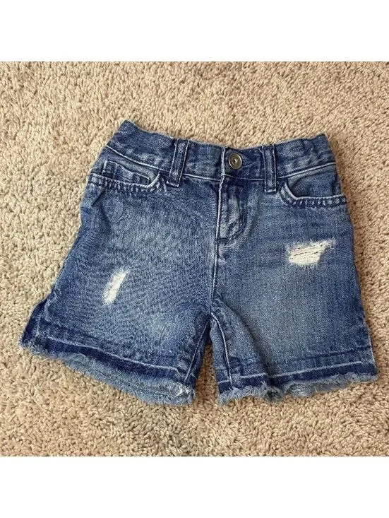 The Children's Place Girls' Denim Shorts Size 6 Slim Midi-Length