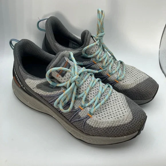 Merrell‎ Womens Trail Running Shoes J135580 Gray Lightweight Quantum Grip 6.5