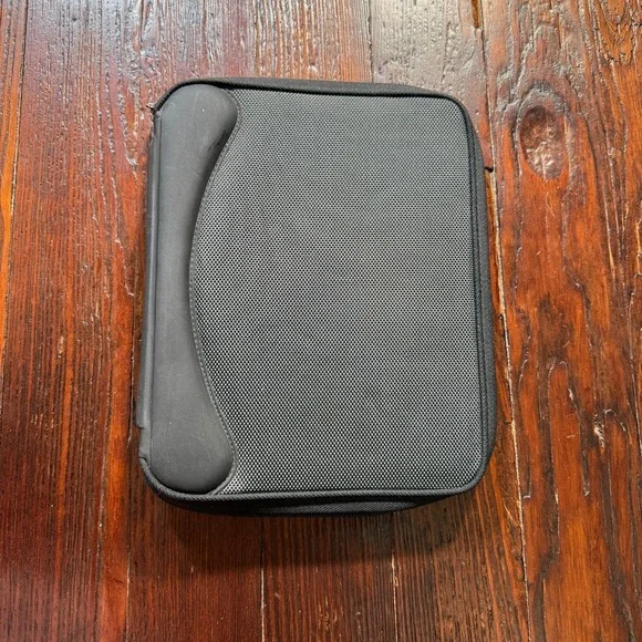 Dayrunner Planner 3 Ring 8x10 Black Zip Around Pockets Organizer Y2K‎