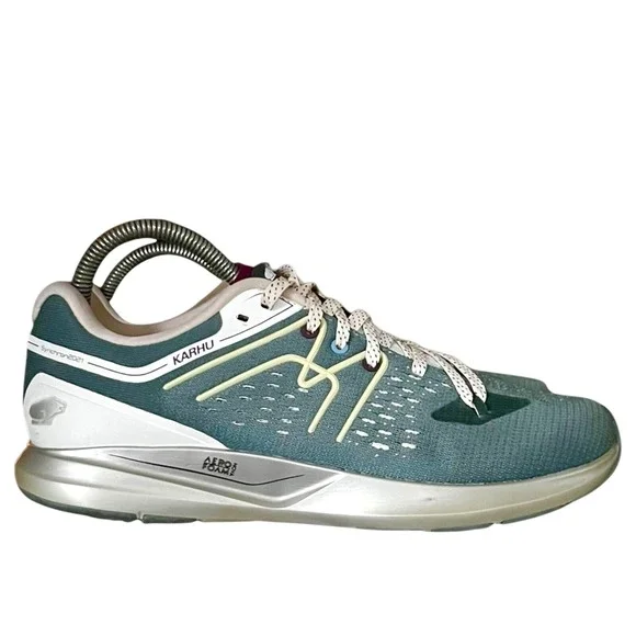 Karhu Synchron 2021 Womens Running Shoes Teal White AeroFoam Nova Sneakers‎