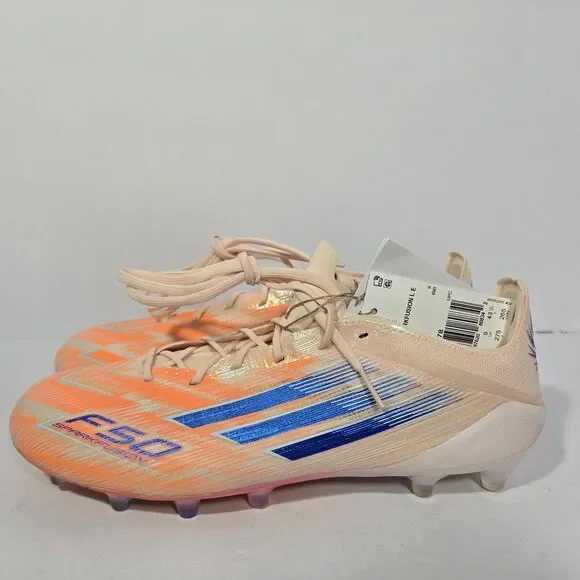 Adidas F50 Sparkfusion Elite Low FG/AG Orange Womens 10.5 Mens 9.5 JS4378