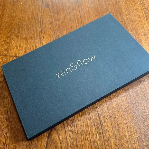 Zen&Flow Wellbeing and Productivity Weekly Planner Teal Gold Undated Minimalist
