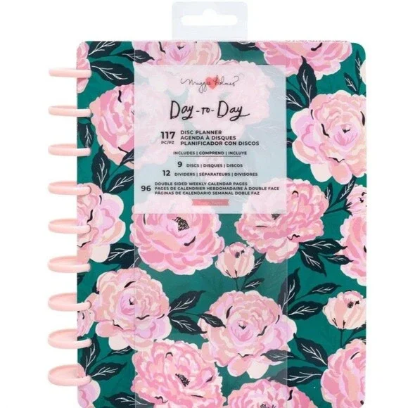 Maggie Holmes Day-To-Day 9 Disc Undated Vertical Planner 7.5