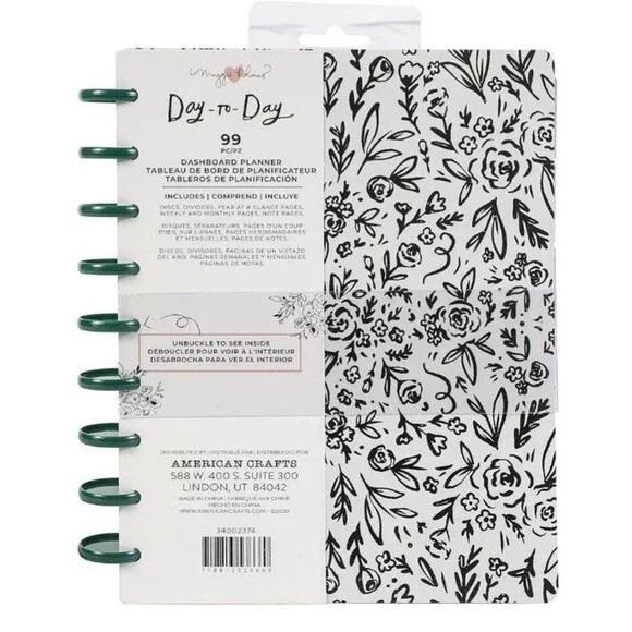Maggie Holmes Day-To-Day 9 Disc Undated Planner 7.5