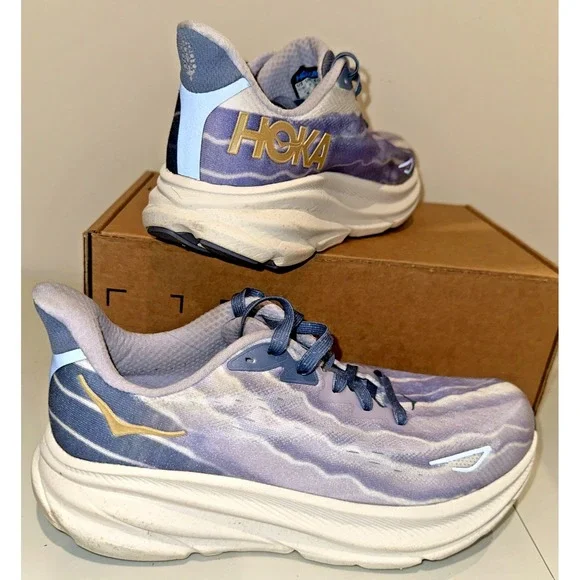 Women's Hoka x Free People Movement Size 10.5B Clifton 9 Sneakers Cirrus 1161950