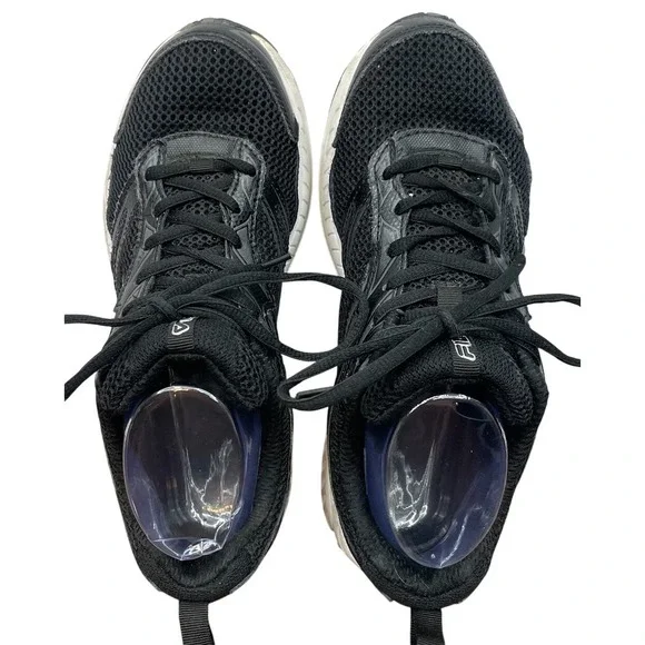 Fila Memory Foam Trail Running Shoes Womens‎ Size 8 Black Athletic Sneakers