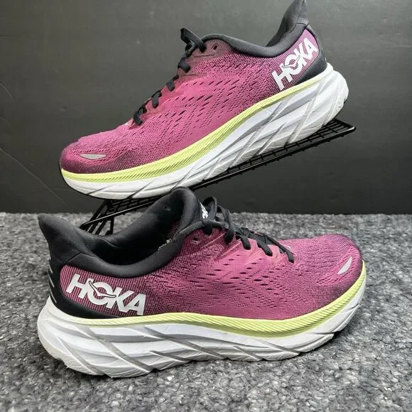 HOKA Clifton 8 Women’s Size 10B Pink Lightweight Running Shoes