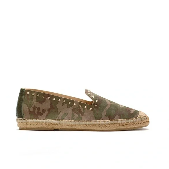 Maypol Camouflage Espadrille Flats Size 10