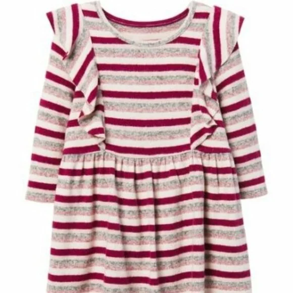Gymboree‎ Berry Stripe Ruffle Feathersoft D…