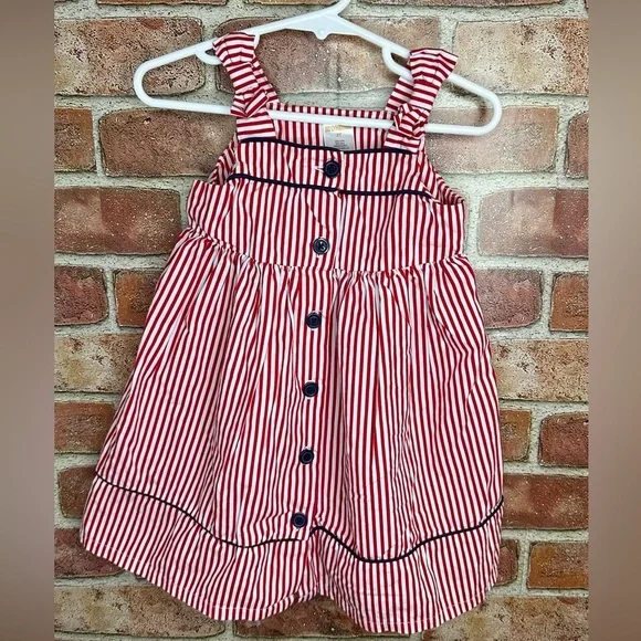 Patriotic Red white and blue summer sundress by Gymboree size 2T