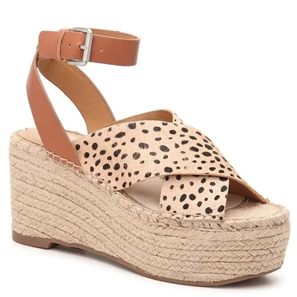 Dolce Vita | Carsie‎ Animal Print Espadrille Wedge Platform Sandal 10