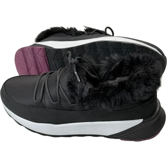 Spyder Aggie Shoes - NEW Womens Size  8.5‎ Black / White - #48998-FLR