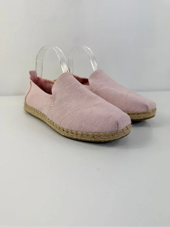 TOMS Wmns Deconstructed Alpargata Rope Espadrilles Blossom Slub Chambray‎ Sz 10