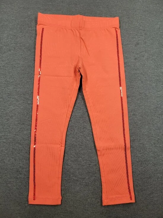 Gymboree girls leggings size 4 orange New with tags