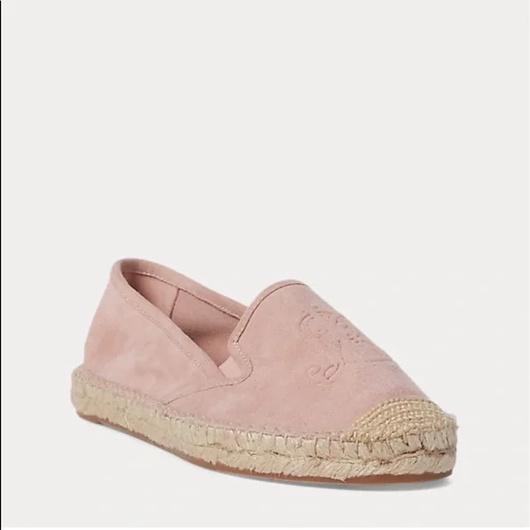 Lauren Ralph Lauren Destini Suede Espadrille NWOT