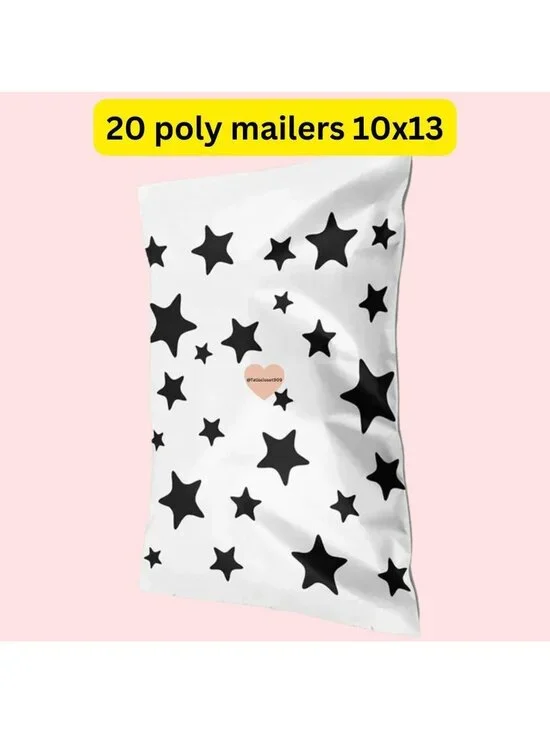 20 Black White Star