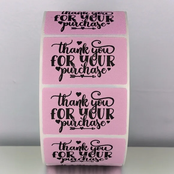 Thank You For Your Purchase Stickers – Small Business Packaging Labels 2