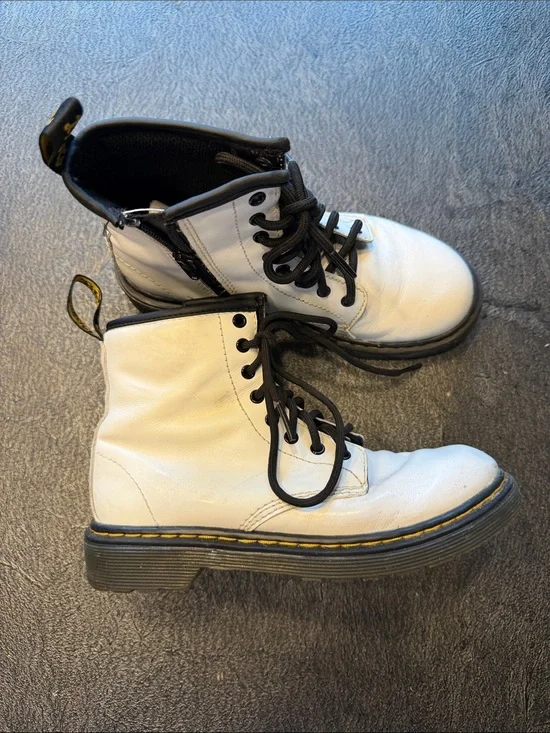 Doc Martens size 2 White Boots