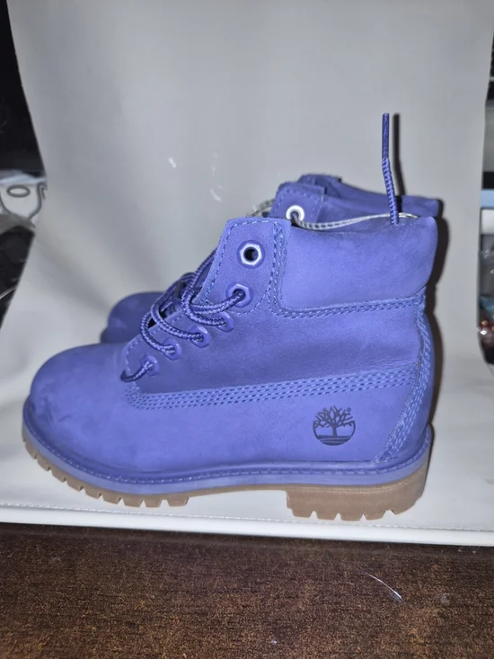 Timberland Kids' Blue Nubuck Boots