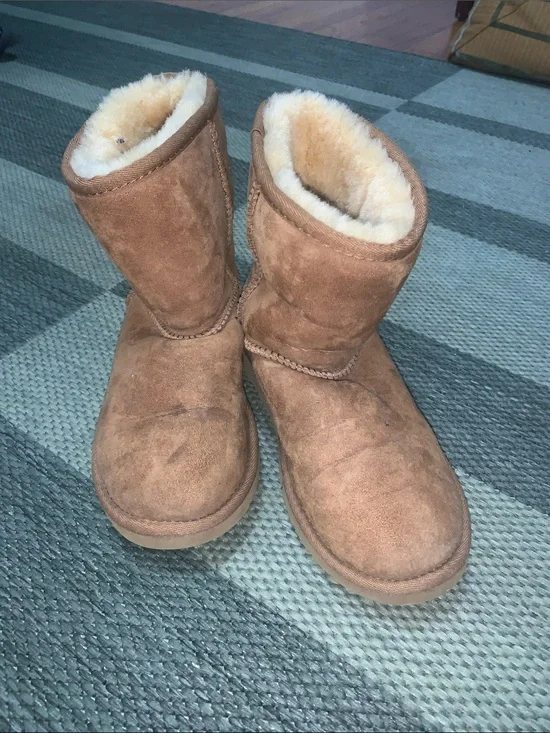 UGG Chestnut Suede Short Boots