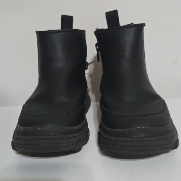 Kids Black Ankle Boots