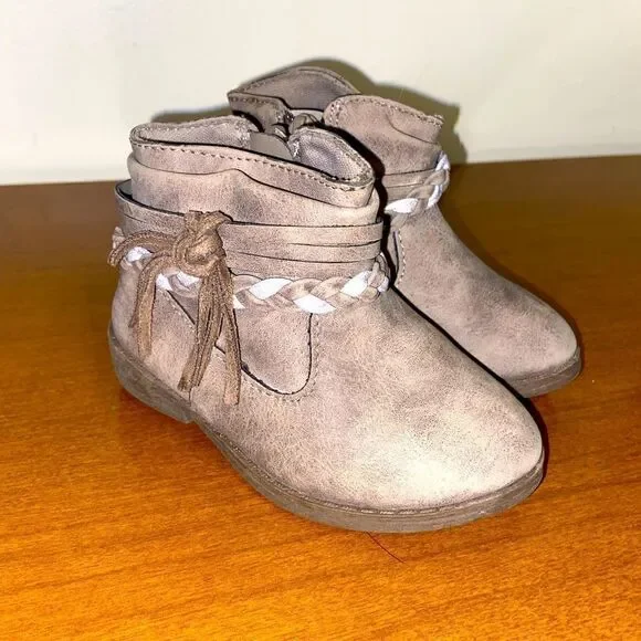 Suede booties