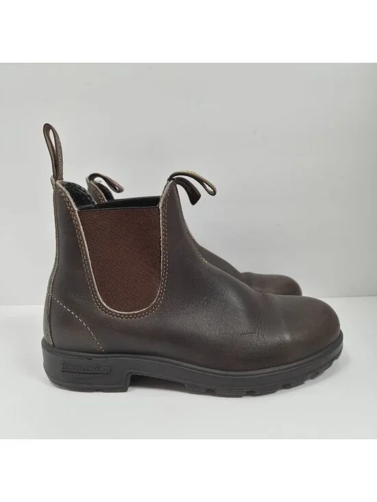 Blundstone 550 Youth Brown Leather Chelsea Boots 000562 US Size 4.5