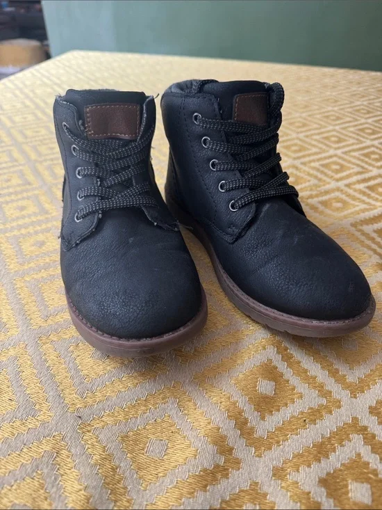 Sonoma Goods for life sourdough boys Black Lace-Up Casual Boots