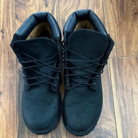 Timberland Kids Black Boots