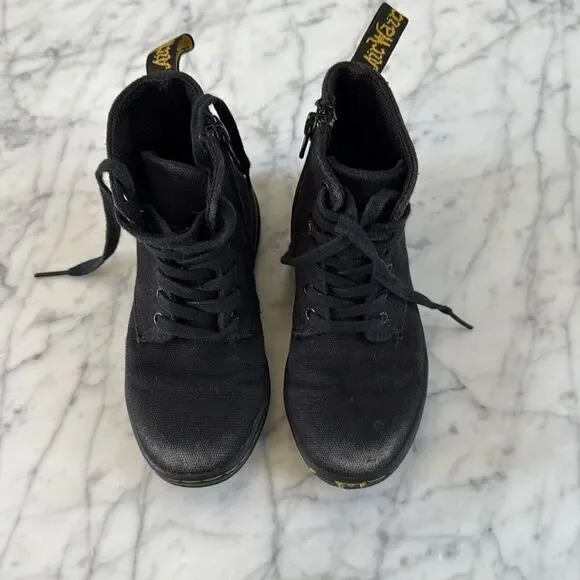 Dr Martens Canvas Casual Boot Sz 11 Toddler Side Zip